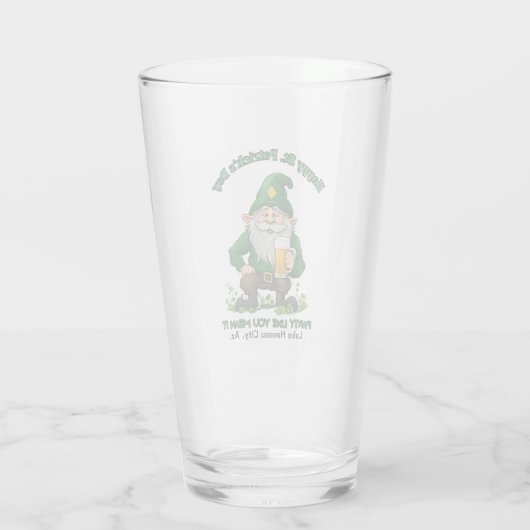 St. Patrick's Day Glas (Achterkant)