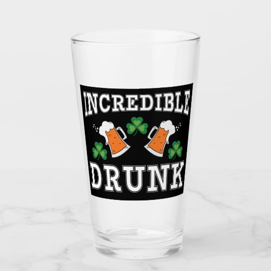 St Patrick's Day Glass Glas (Voorkant)