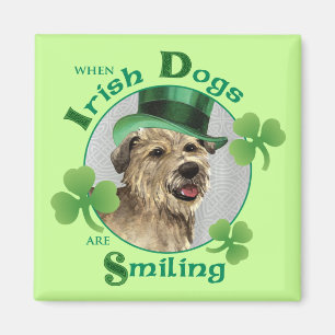 St. Patrick's Day Glen of Imal Terrier Magneet