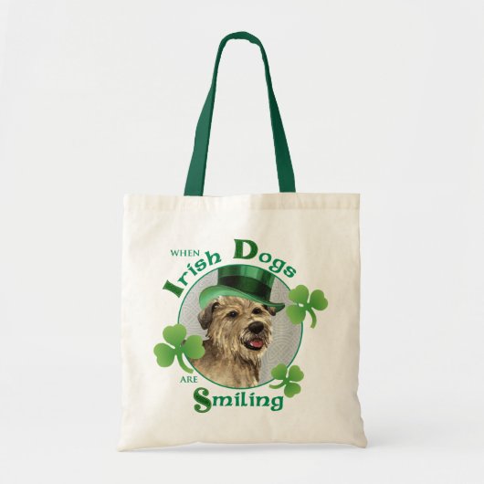 St. Patrick's Day Glen of Imal Terrier Tote Bag (Voorkant)