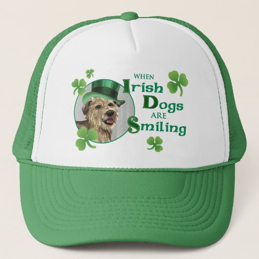 St. Patrick's Day Glen of Imal Terrier Trucker Pet (Voorkant)