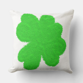 St. Patrick's Day glinsterende klaver geluks klave Buitenkussen
