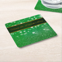 St. Patrick's Day Glitter Shamrock