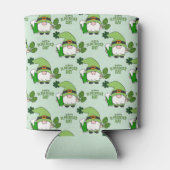 St. Patrick's Day Gnome Beer Koelbox Blikjeskoeler (Achterkant)