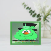 St Patrick's Day Gnome Briefkaart (Staand voorkant)