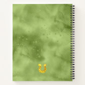 St. Patrick's Day Gnome in een vrachtwagen Notitieboek (Achterkant)