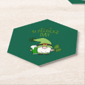 St. Patrick's Day Gnome Kartonnen Onderzetters (Schuin)