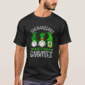 St Patricks Day Gnome Let Shenanigans Begin Shamro T-shirt (Voorkant)
