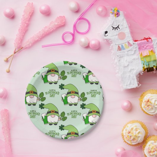 St. Patrick's Day Gnome Paper Bord (Feest)