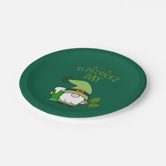 St. Patrick's Day Gnome Paper Bord (Gekanteld)