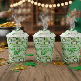 St. Patrick's Day Gnome Paper Cup Papieren Bekers