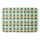 St Patricks Day Gnome Pattern Badmat (Voorkant)