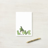St. Patrick's Day Gnome Post-it® Notes (Op bureau)