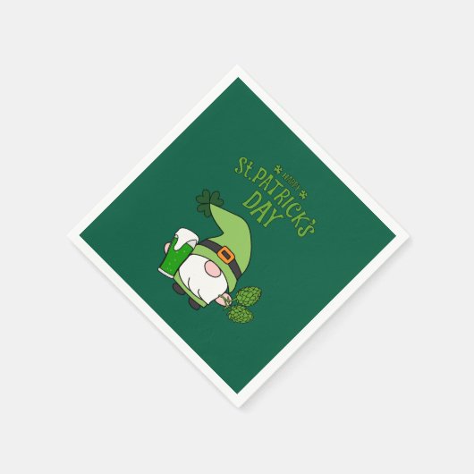 St. Patrick's Day Gnome servetten (Hoek)