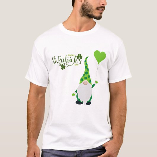 St. Patrick's Day Gnome T-shirt (Voorkant)