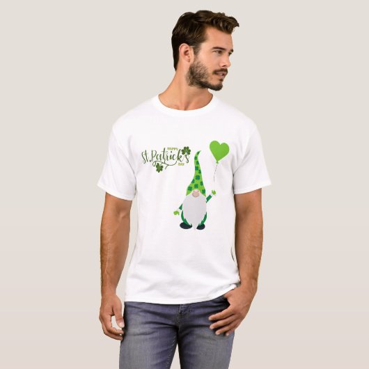 St. Patrick's Day Gnome T-shirt (Voorkant volledig)