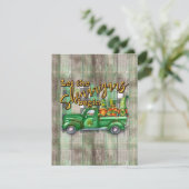 St. Patrick's Day Gnomen in Truck Shenanigans Feestdagenkaart (Staand voorkant)