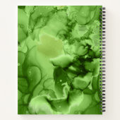 St. Patrick's Day Gnomen op groene alcoholinkt Notitieboek (Achterkant)