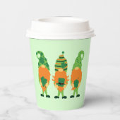 St. Patrick's Day Gnomes-59065 Papieren Bekers (Achterkant)