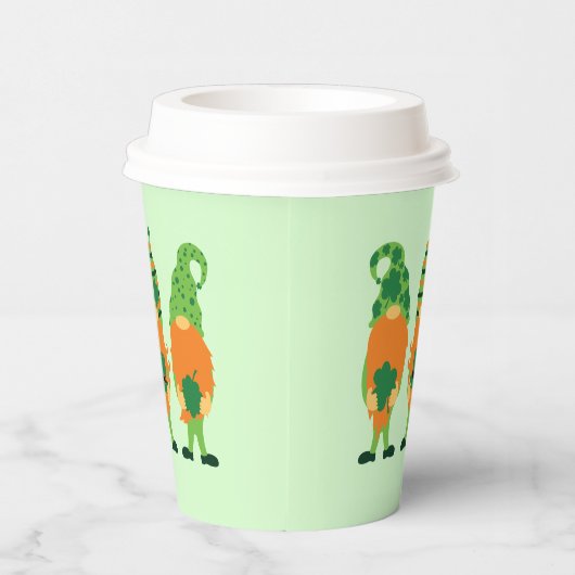 St. Patrick's Day Gnomes-59065 Papieren Bekers (Rechts)