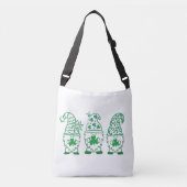 St. Patrick's Day Gnomes-60682 Crossbody Tas (Voorkant)