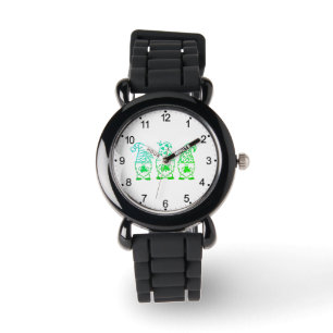 St. Patrick's Day Gnomes-60682 Horloge