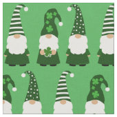 St Patricks Day Gnomes Cute Green Stof (Close Up)