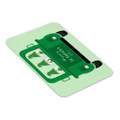 St. Patrick's Day Gnomes in Truck Magneet (Rechterzijde)