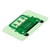 St. Patrick's Day Gnomes in Truck Magneet (Linkerzijde)