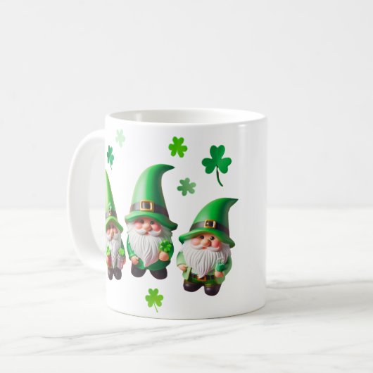 St. Patrick's Day Gnomes Mok (Voorkant links)