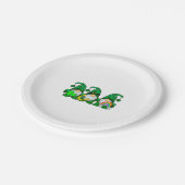 St. Patrick's Day Gnomes Papieren Bordje (Gekanteld)