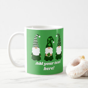 St Patricks Day Gnomes Schattig Gepersonaliseerd Koffiemok