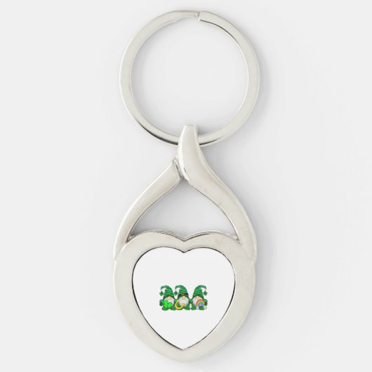 St. Patrick's Day Gnomes Sleutelhanger (Voorkant)