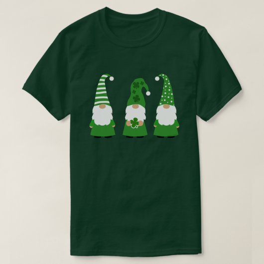 St Patricks Day Gnomes T-shirt (Design voorkant)