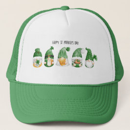 St Patrick's Day Gnomes Trucker Hat Pet