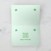 St. Patrick's Day Gold Fever Kaart (Binnen)