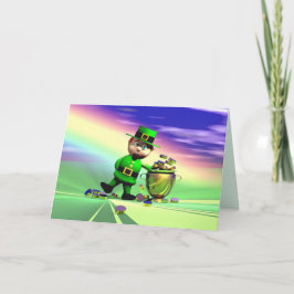 St. Patrick's Day Gold Fever Kaart