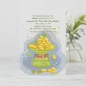 St. Patrick's Day Gold Kaart (Staand voorkant)