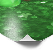 St. Patrick's Day Gold Shamrock Foto Afdruk (Hoek)