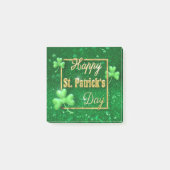 St. Patrick's Day Gold Shamrock Post-it® Notes (Voorkant)