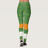 St Patrick's Day Golden Coins Ierland Leggings (Achterkant)