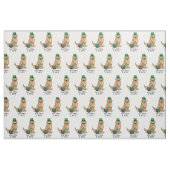 St. Patrick's Day Golden Retriever Dog Stof (Fat Quarter)