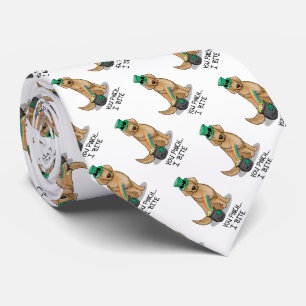 St. Patrick's Day Golden Retriever Dog Stropdas