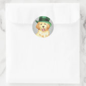 St. Patrick's Day Golden Ronde Sticker (Tas)