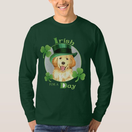 St. Patrick's Day Golden T-shirt (Voorkant)