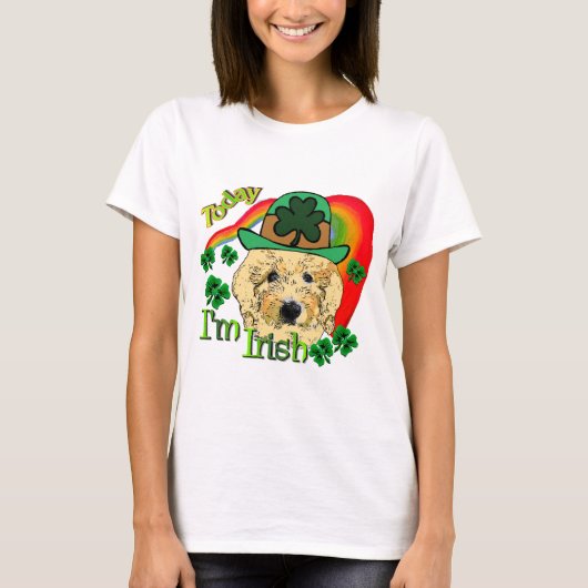 St Patricks Day Goldendole T-shirt (Voorkant)