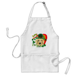 St. Patricks Day Goldendoodle Standaard Schort