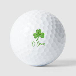 St. Patrick's Day Golf Golfer Custom Personalized Golfballen