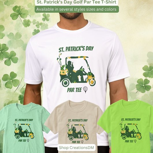 St. Patrick's Day Golf Par Tee T-shirt
