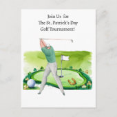 St. Patrick's Day Golf Toernooi Uitnodiging (Voorkant)